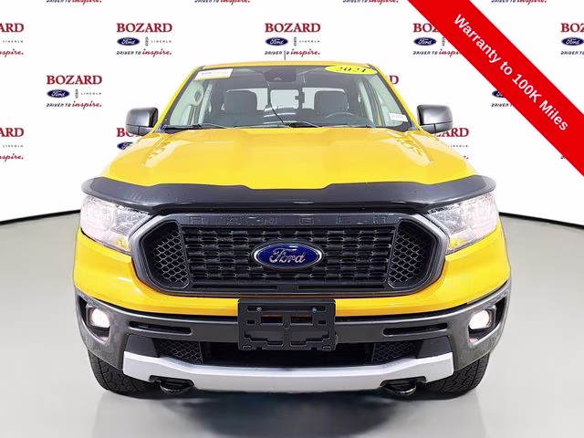 2021 Orange Metallic Ford Ranger XLT 4X4 Truck