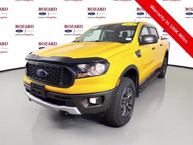 2021 Orange Metallic Ford Ranger XLT 4X4 Truck