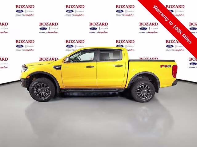 2021 Orange Metallic Ford Ranger XLT 4X4 Truck