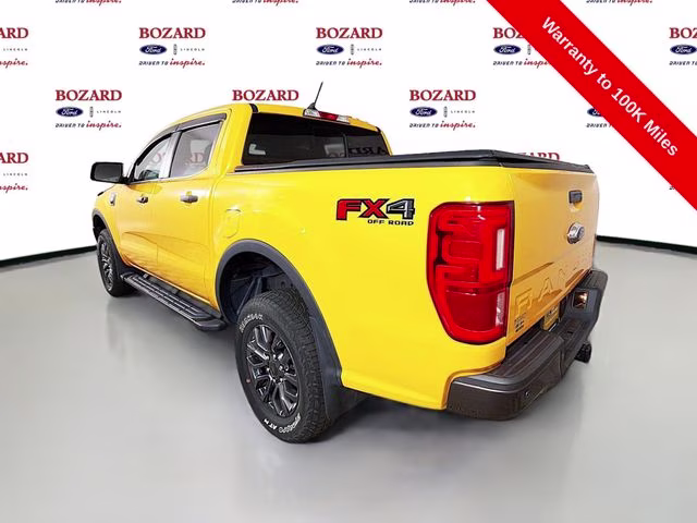 2021 Orange Metallic Ford Ranger XLT 4X4 Truck