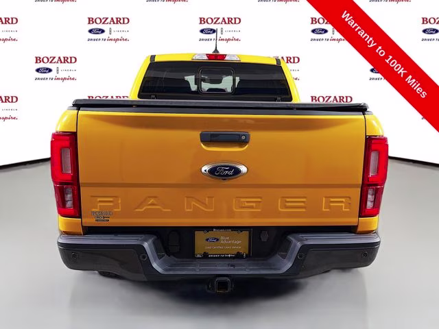 2021 Orange Metallic Ford Ranger XLT 4X4 Truck