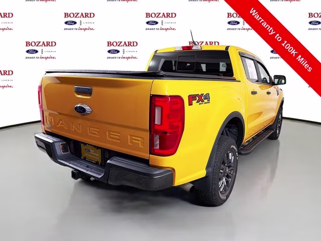 2021 Orange Metallic Ford Ranger XLT 4X4 Truck