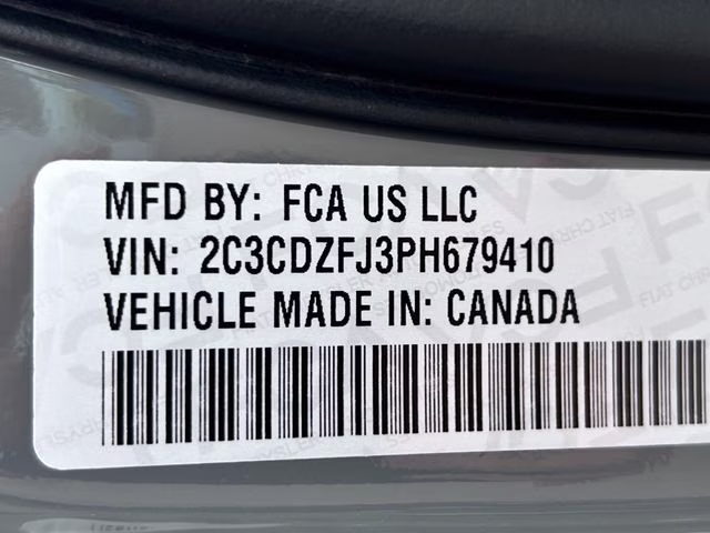 2023 Destroyer Gray Clearcoat Dodge Challenger R/T Scat Pack RWD Coupe