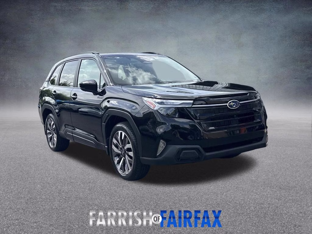 2026 Crystal Black Silica Subaru Forester Touring Hybrid AWD SUV