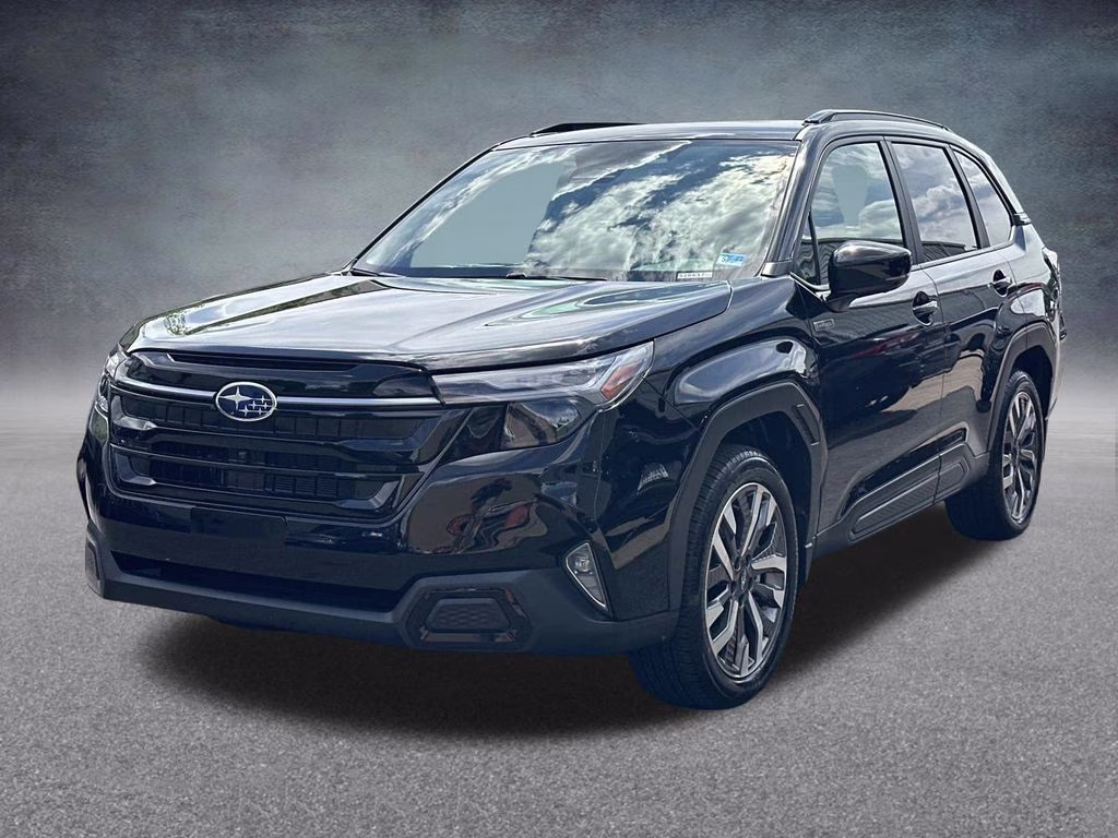 2026 Crystal Black Silica Subaru Forester Touring Hybrid AWD SUV