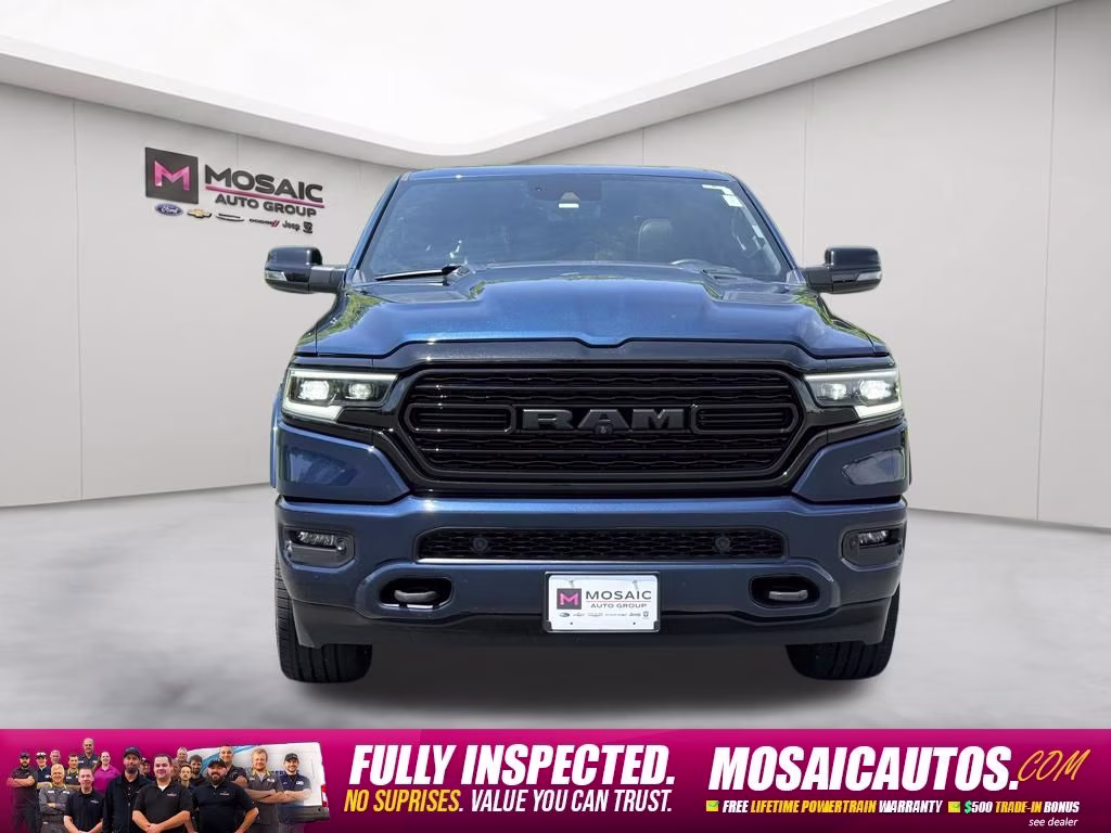 2023 Patriot Blue Pearlcoat Ram 1500 Limited 4X4 Truck