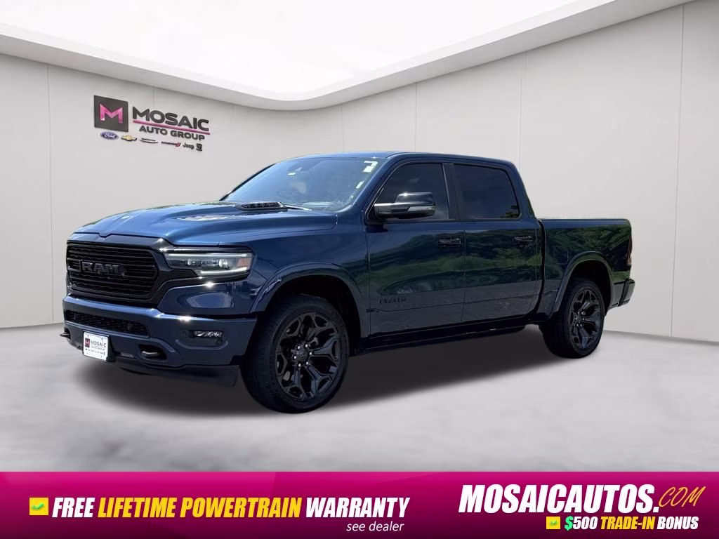 2023 Patriot Blue Pearlcoat Ram 1500 Limited 4X4 Truck