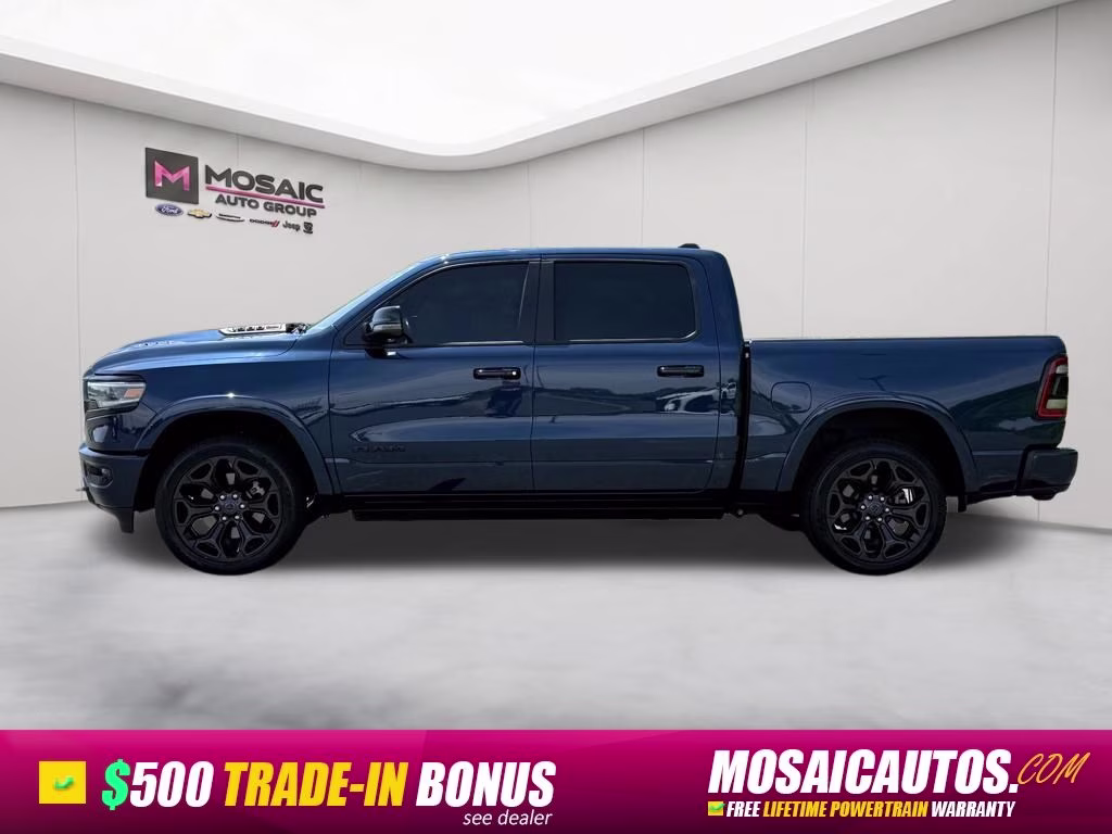 2023 Patriot Blue Pearlcoat Ram 1500 Limited 4X4 Truck