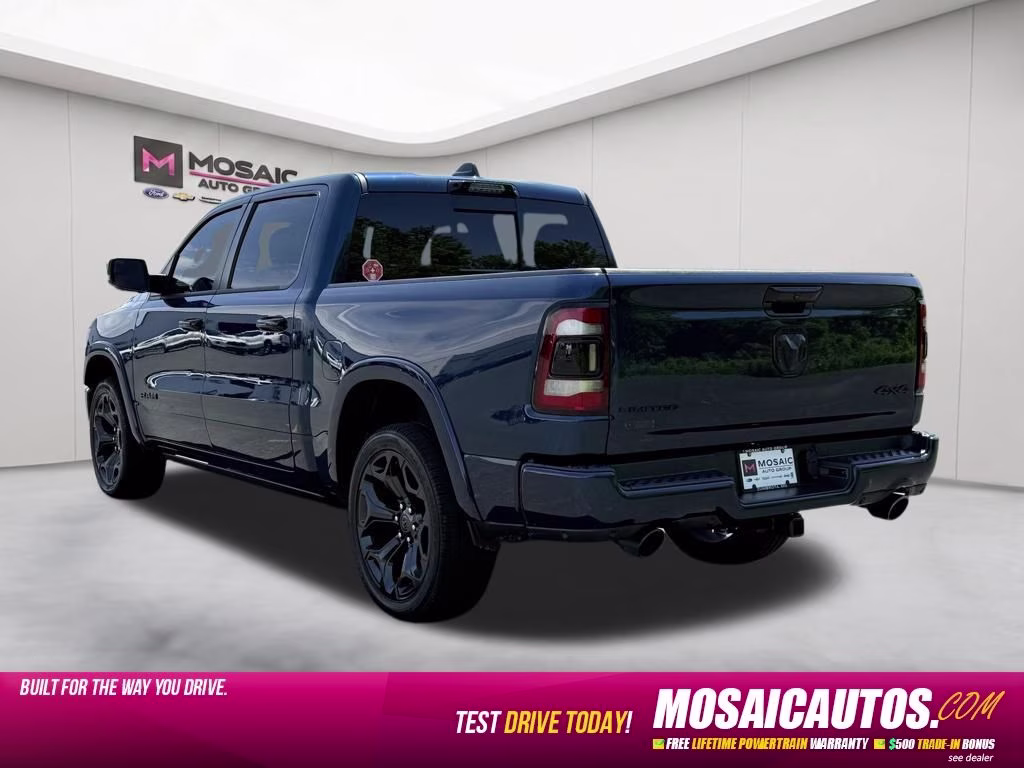 2023 Patriot Blue Pearlcoat Ram 1500 Limited 4X4 Truck