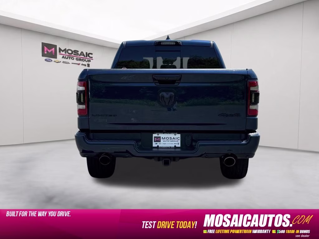 2023 Patriot Blue Pearlcoat Ram 1500 Limited 4X4 Truck