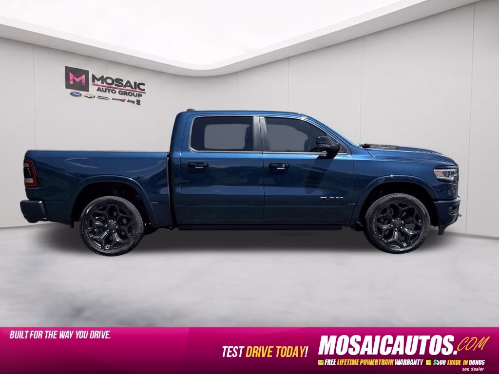 2023 Patriot Blue Pearlcoat Ram 1500 Limited 4X4 Truck