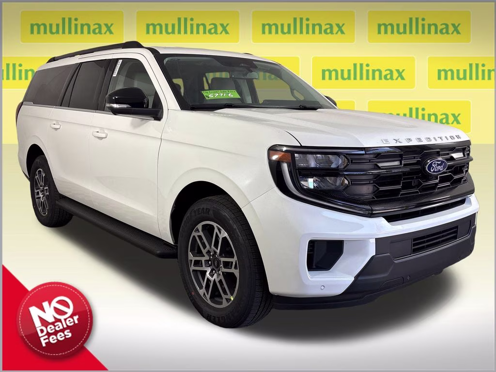 2026 Star White Metallic Tri-Coat Ford Expedition Max Active RWD SUV