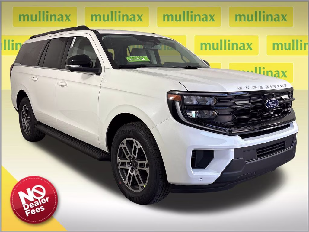 2026 Star White Metallic Tri-Coat Ford Expedition Max Active RWD SUV