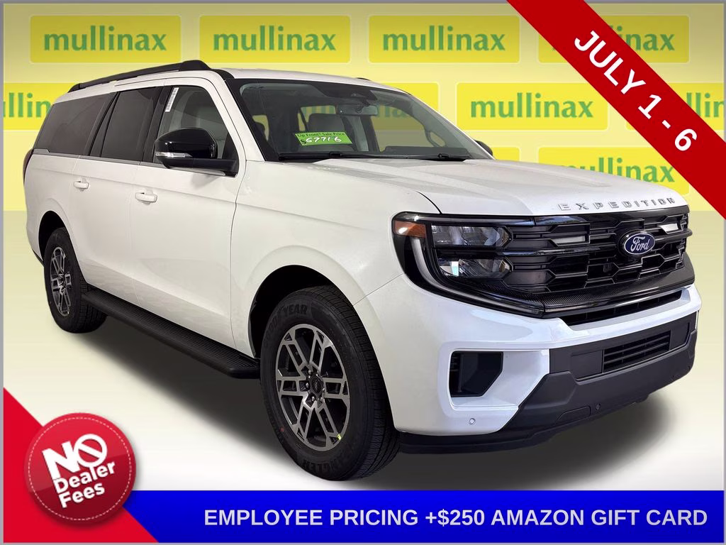 2026 Star White Metallic Tri-Coat Ford Expedition Max Active RWD SUV