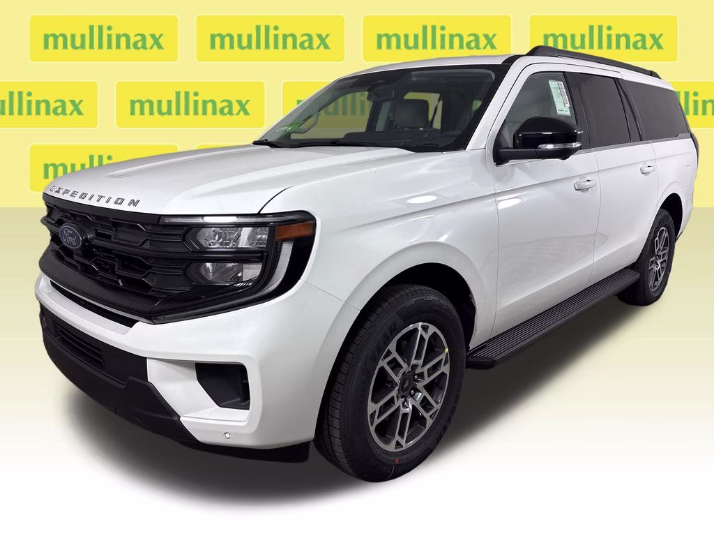 2026 Star White Metallic Tri-Coat Ford Expedition Max Active RWD SUV