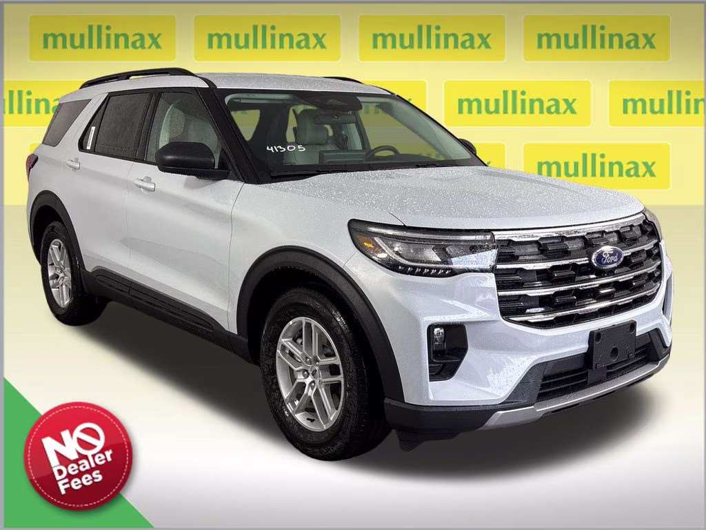 2026 Space White Metallic Ford Explorer Active RWD SUV