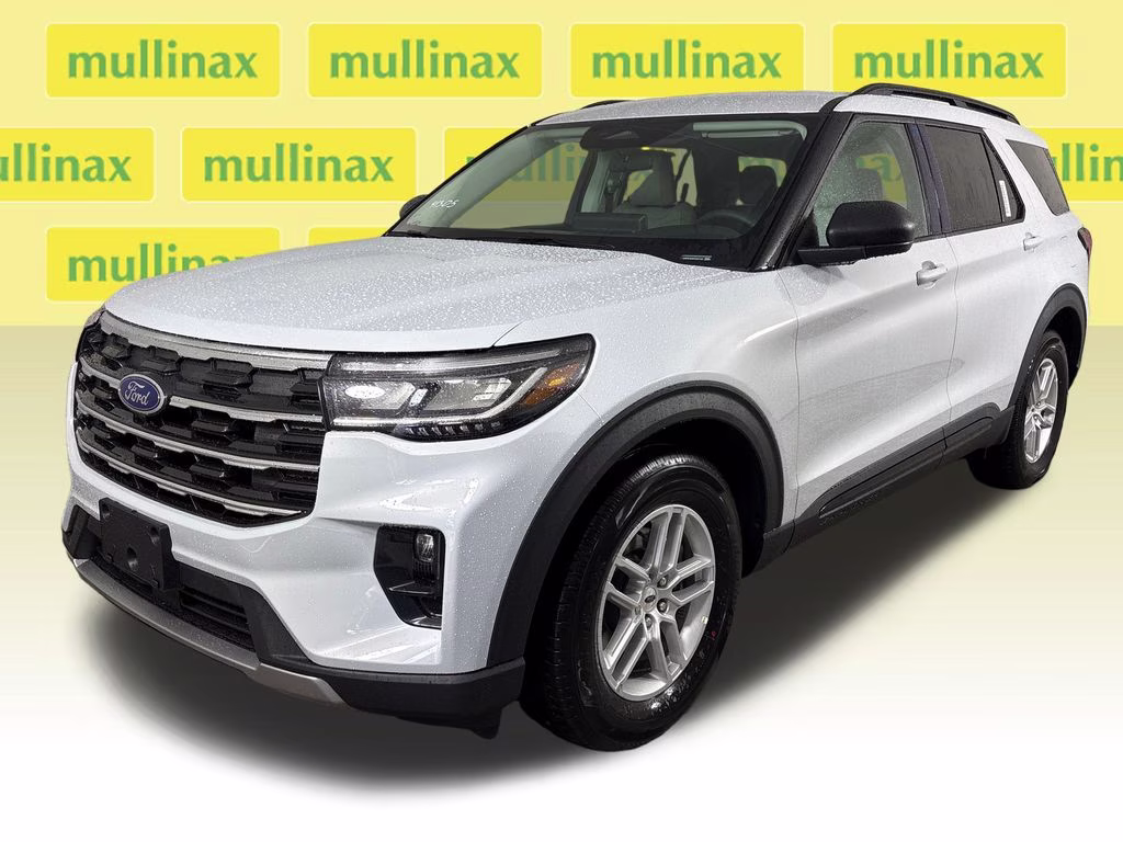 2026 Space White Metallic Ford Explorer Active RWD SUV