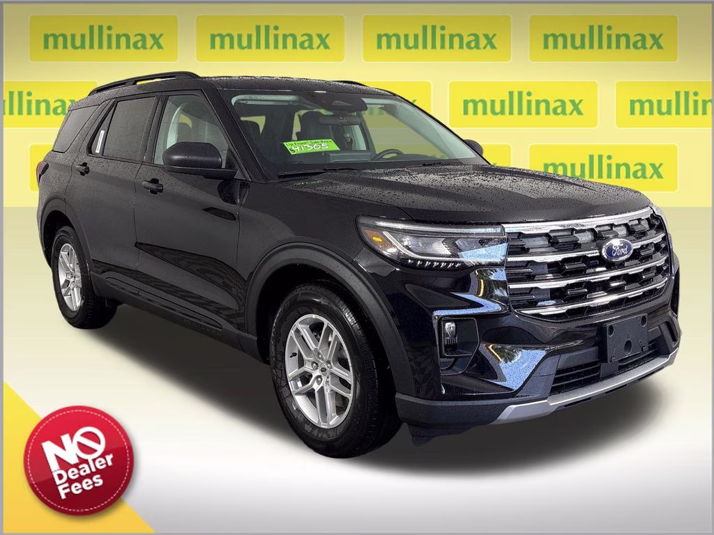 2026 Agate Black Metallic Ford Explorer Active RWD SUV