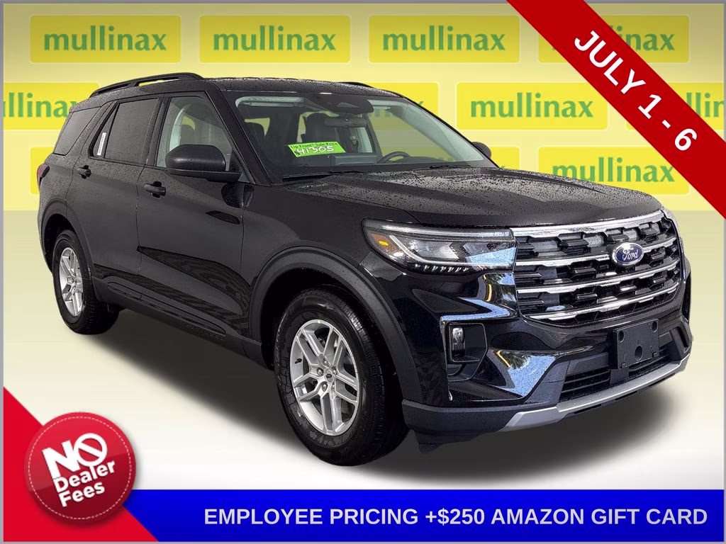 2026 Agate Black Metallic Ford Explorer Active RWD SUV