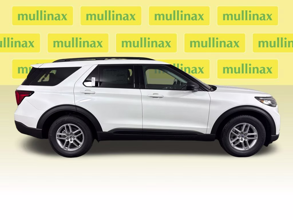 2026 Star White Metallic Tri-Coat Ford Explorer Active RWD SUV