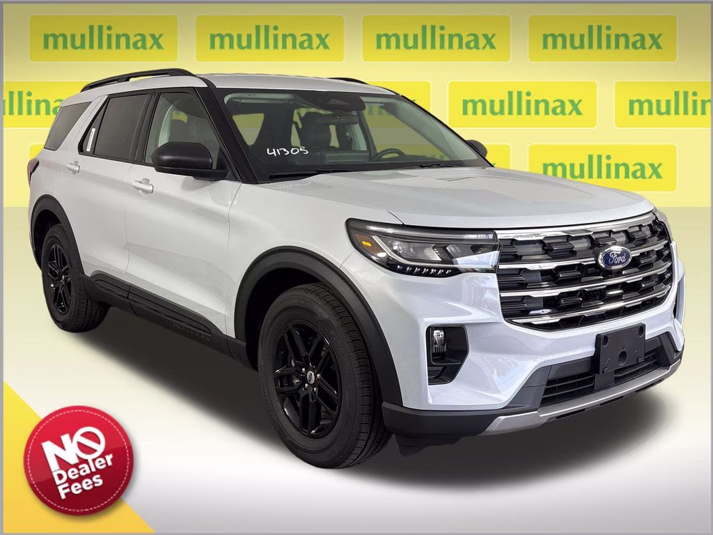 2026 Space White Metallic Ford Explorer Active RWD SUV