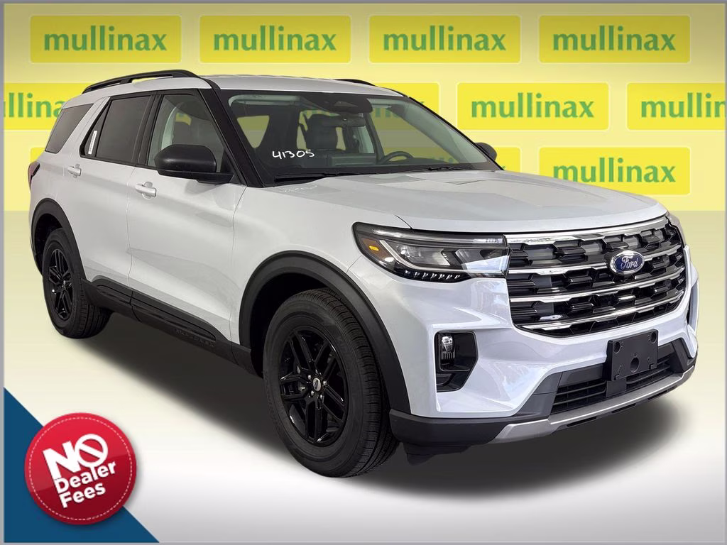 2026 Space White Metallic Ford Explorer Active RWD SUV