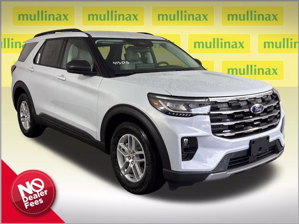 2026 Space White Metallic Ford Explorer Active RWD SUV