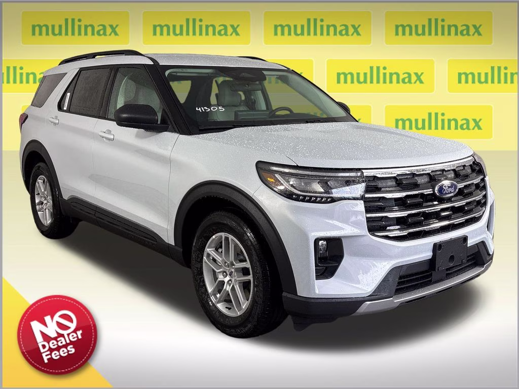 2026 Space White Metallic Ford Explorer Active RWD SUV