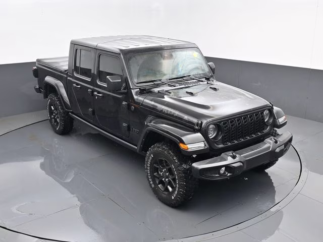 2024 Black Clearcoat Jeep Gladiator Willys 4X4 Truck