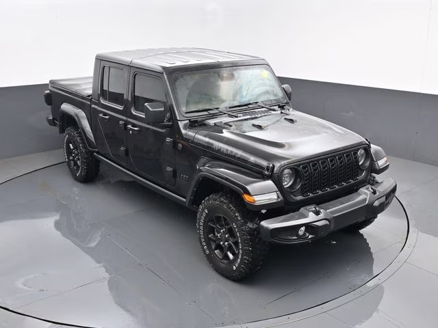 2024 Black Clearcoat Jeep Gladiator Willys 4X4 Truck