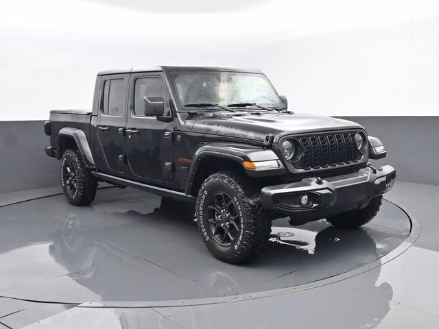 2024 Black Clearcoat Jeep Gladiator Willys 4X4 Truck