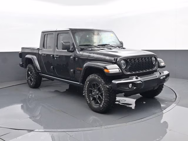 2024 Black Clearcoat Jeep Gladiator Willys 4X4 Truck