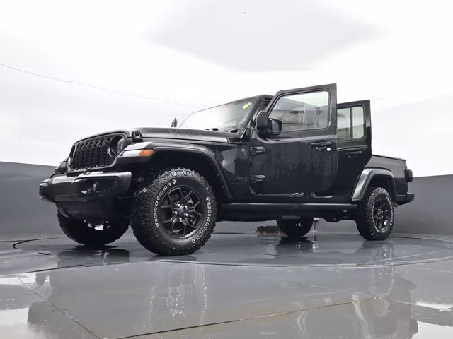 2024 Black Clearcoat Jeep Gladiator Willys 4X4 Truck