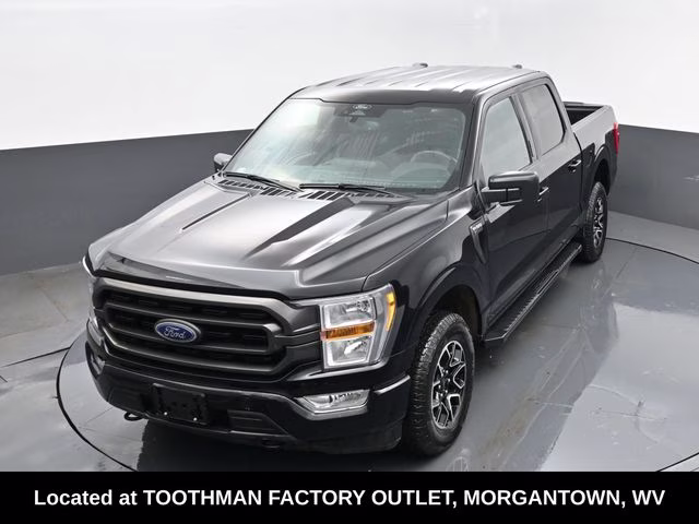 2022 Black Ford F-150 XLT 4X4 Truck
