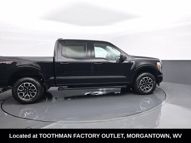 2022 Black Ford F-150 XLT 4X4 Truck
