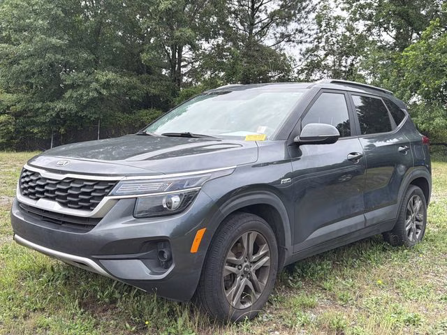2021 Gravity Gray Kia Seltos LX AWD SUV