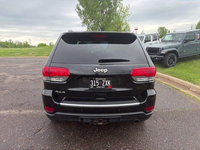 2018 Diamond Black Crystal Pearlcoat Jeep Grand Cherokee Limited 4X4 SUV