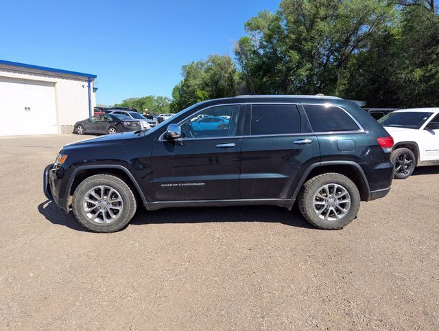 2015 Black Forest Green Pearlcoat Jeep Grand Cherokee Limited 4X4 SUV
