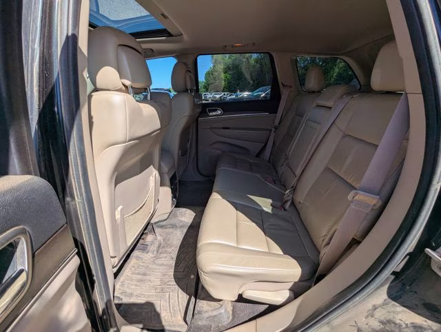 2015 Black Forest Green Pearlcoat Jeep Grand Cherokee Limited 4X4 SUV