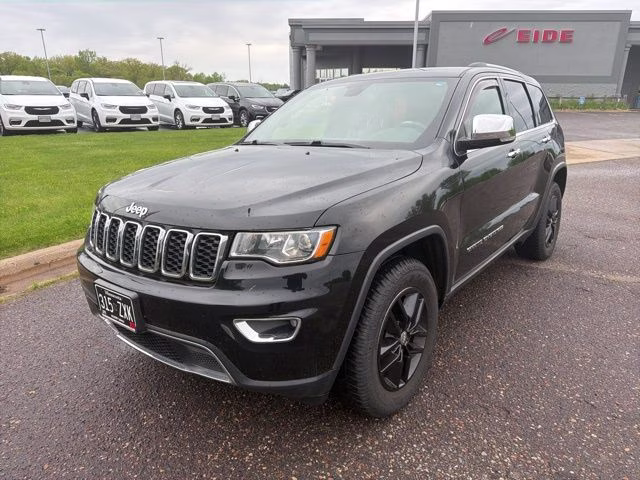 2018 Diamond Black Crystal Pearlcoat Jeep Grand Cherokee Limited 4X4 SUV
