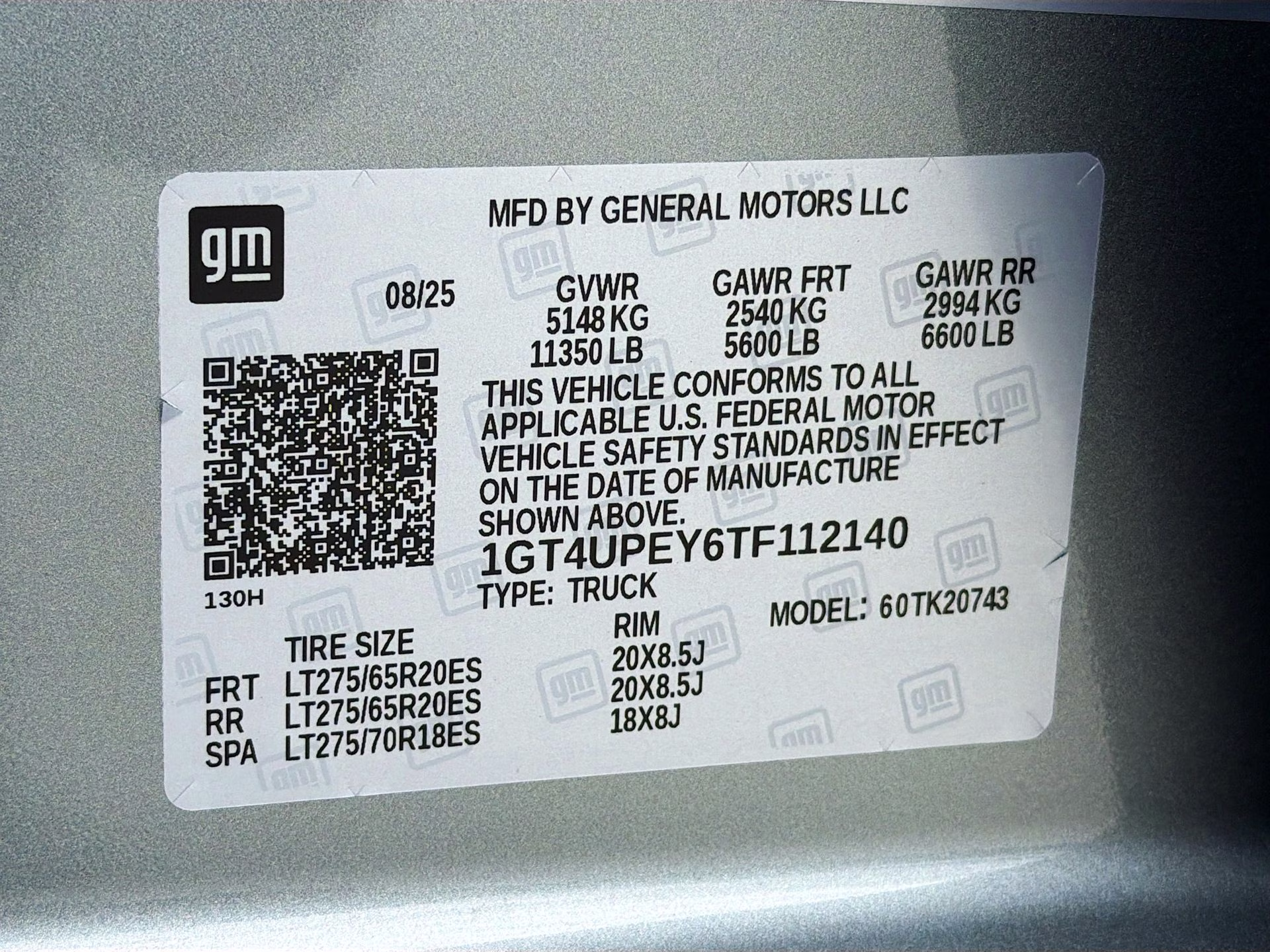 2026 Sterling Metallic GMC Sierra 2500HD AT4 4X4 Truck