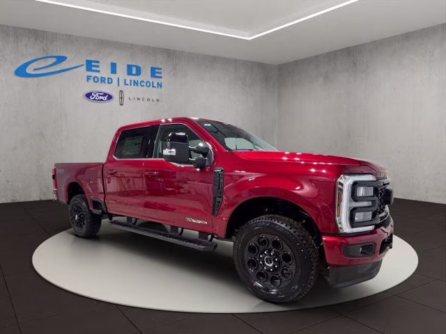 2026 Ruby Red Metallic Tinted Clearcoat Ford Super Duty F-250 SRW Lariat Black Appearance 4X4 Truck