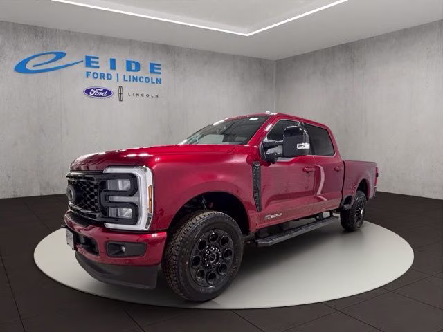 2026 Ruby Red Metallic Tinted Clearcoat Ford Super Duty F-250 SRW Lariat Black Appearance 4X4 Truck