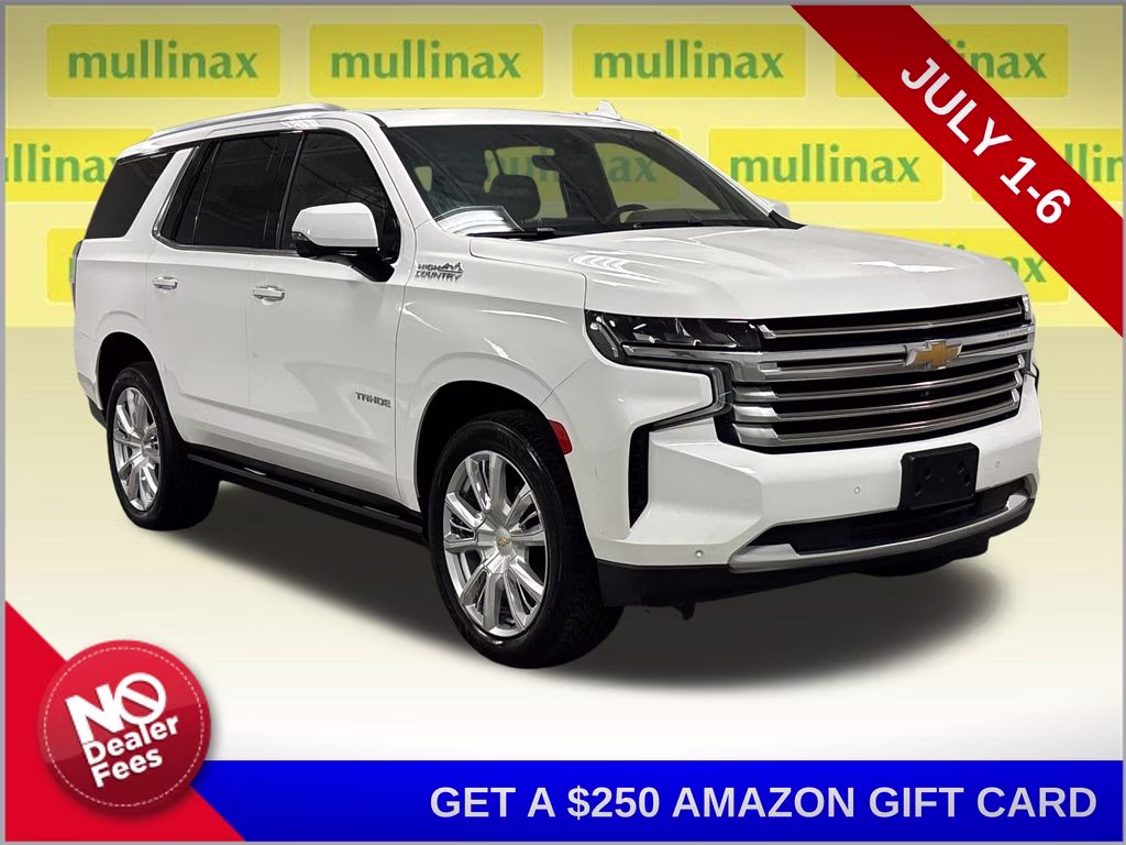 2021 Summit White Chevrolet Tahoe High Country RWD SUV