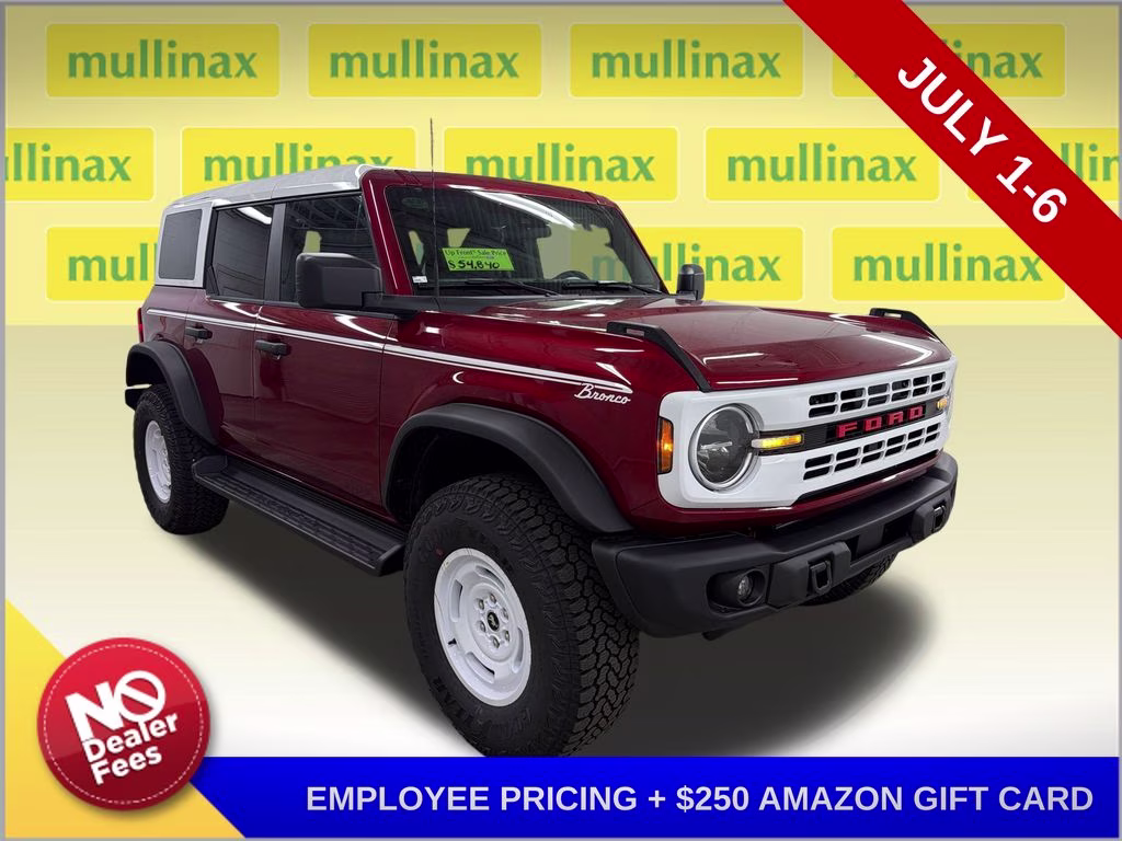2026 RUBY RED TNTD Ford Bronco Heritage Edition 4X4 SUV