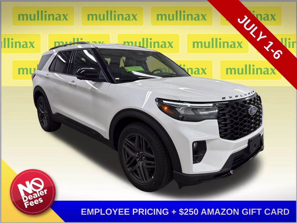 2026 STAR WHITE TRI-COAT Ford Explorer ST RWD SUV