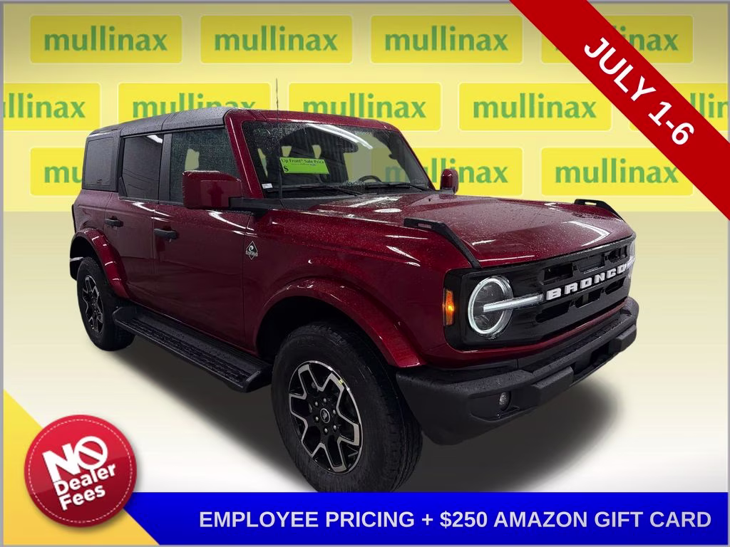 2026 RUBY RED TNTD Ford Bronco Outer Banks 4X4 SUV