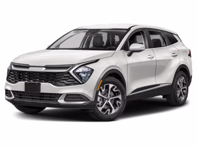 2025 Glacial White Pearl Kia Sportage EX AWD SUV
