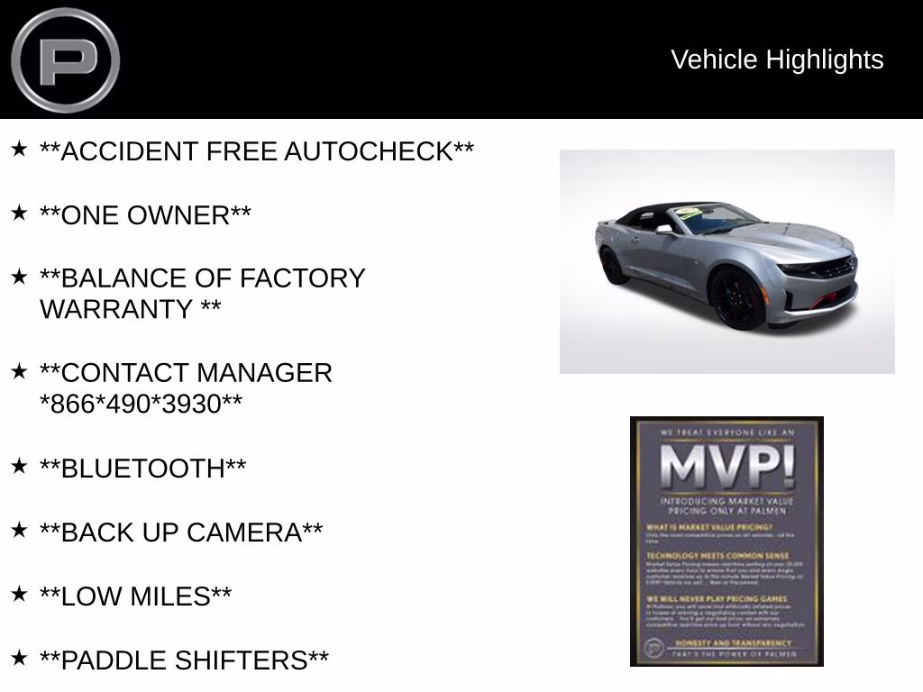 2023 Sharkskin Metallic Chevrolet Camaro 1LT RWD Convertible