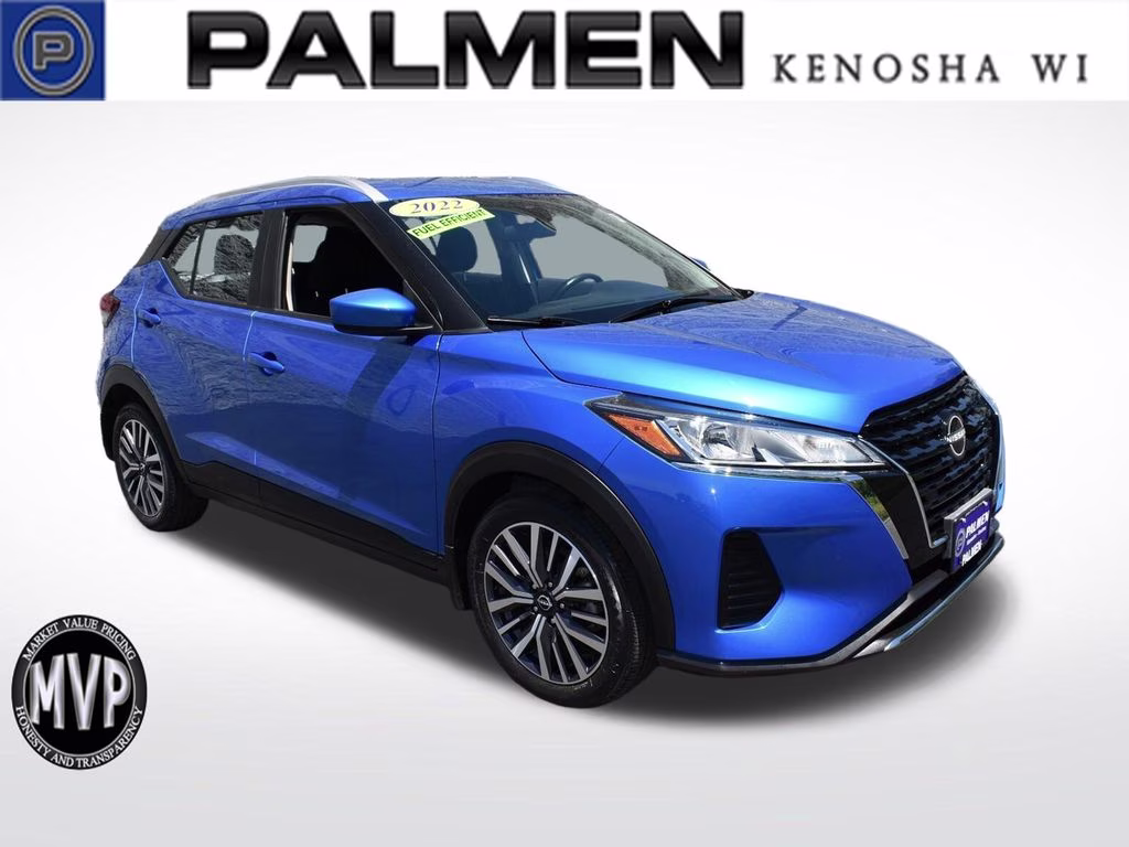2022 Electric Blue Metallic Nissan Kicks SV FWD SUV